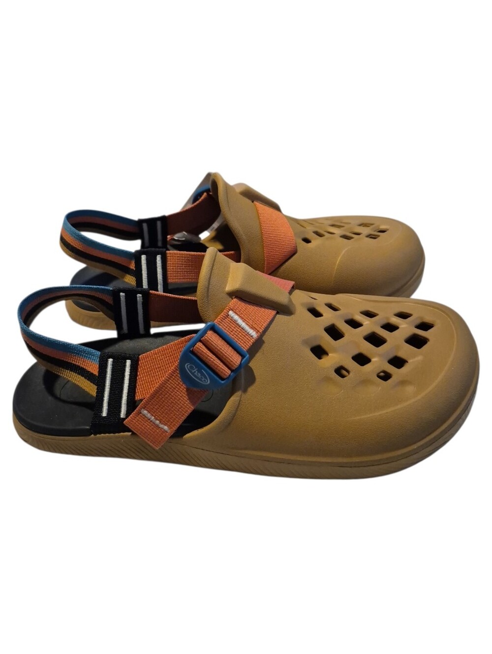 Chaco Men's 11 Chillos Clogs In Retro Camel Brown Breathable Comfort Sandals NWT